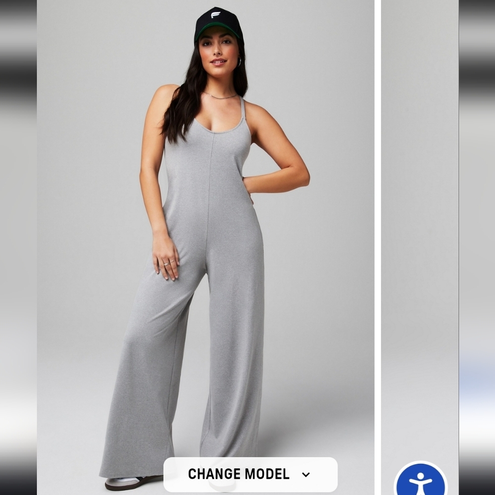 Fabletics Gray Jumpsuit
